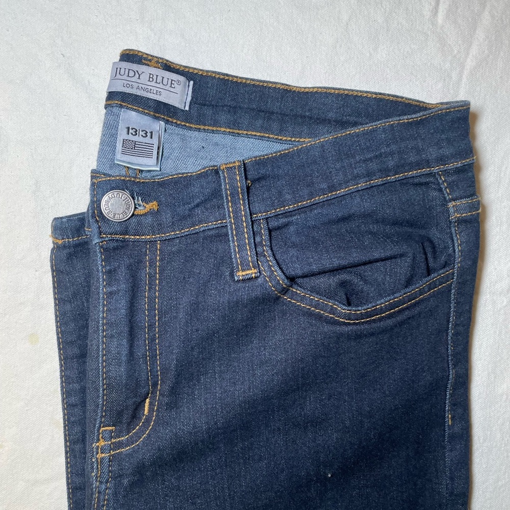Judy Blue Women's Deep Indigo Skinny Jeans